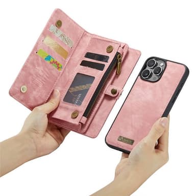 CaseMe puhelimenkotelo 008 8-kortti iPhone 16 Pro Max - Vaaleanp