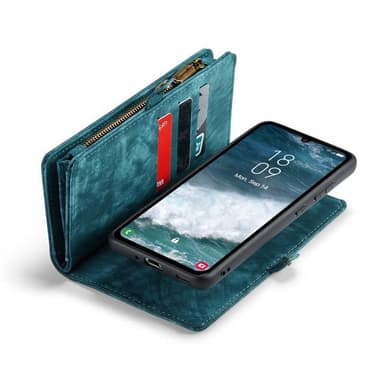 CaseMe puhelimenkotelo 008 8-kortti Samsung Galaxy A35 - Sininen