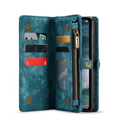 CaseMe puhelimenkotelo 008 8-kortti Samsung Galaxy A35 - Sininen