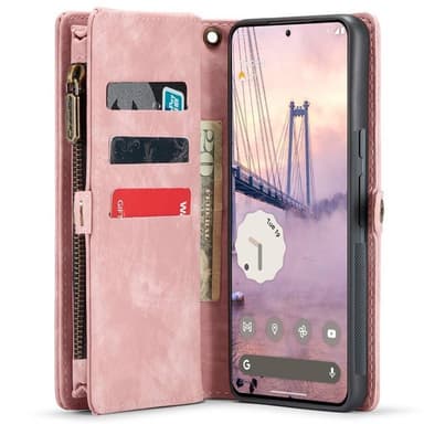 CaseMe puhelimenkotelo 008 8-kortti Google Pixel 9 Pro - Vaaleanpunain