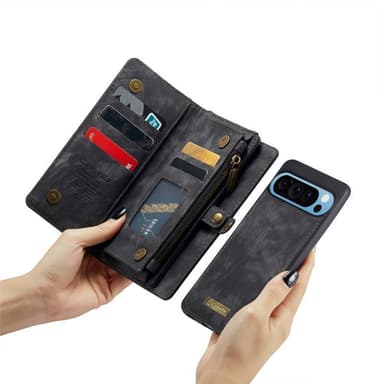 CaseMe puhelimenkotelo 008 8-kortti Google Pixel 9 Pro XL - Musta/harm