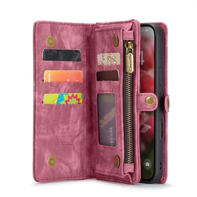 CaseMe puhelimenkotelo 008 8-kortti iPhone 16 Plus - Punainen