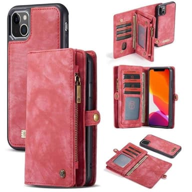 CaseMe puhelimenkotelo 008 8-kortti iPhone 15 Plus - Punainen