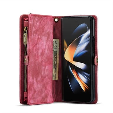 CaseMe puhelimenkotelo 008 5-kortti Samsung Galaxy Z Fold 4 - Punainen