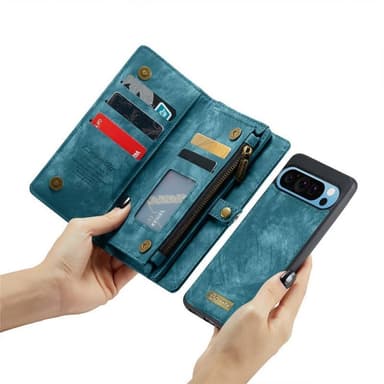 CaseMe puhelimenkotelo 008 8-kortti Google Pixel 9 Pro XL - Sininen