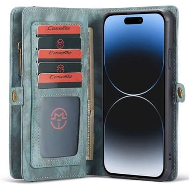 CaseMe puhelimenkotelo 008 8-kortti iPhone 15 Plus - Sininen