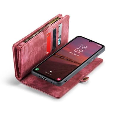 CaseMe puhelimenkotelo 008 8-kortti Samsung Galaxy A55 - Punainen