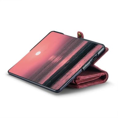 CaseMe puhelimenkotelo 008 5-kortti Samsung Galaxy Z Fold 6 - Punainen