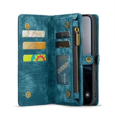 CaseMe puhelimenkotelo 008 8-kortti iPhone 16 Pro Max - Sininen