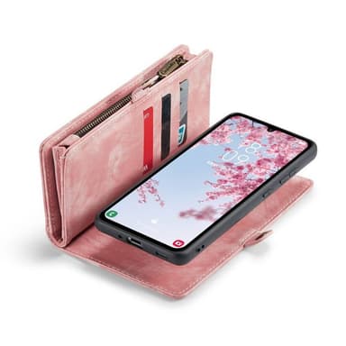 CaseMe puhelimenkotelo 008 8-kortti Samsung Galaxy A55 - Vaaleanpunain