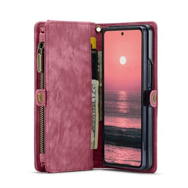 CaseMe puhelimenkotelo 008 5-kortti Samsung Galaxy Z Fold 6 - Punainen