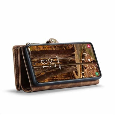 CaseMe puhelimenkotelo 008 8-kortti Samsung Galaxy S24 Plus - Ruskea