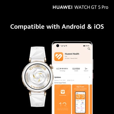 Huawei Watch GT 5 Pro urheilukello 46mm(tit.)+FreeBuds 5i lahjapakkaus