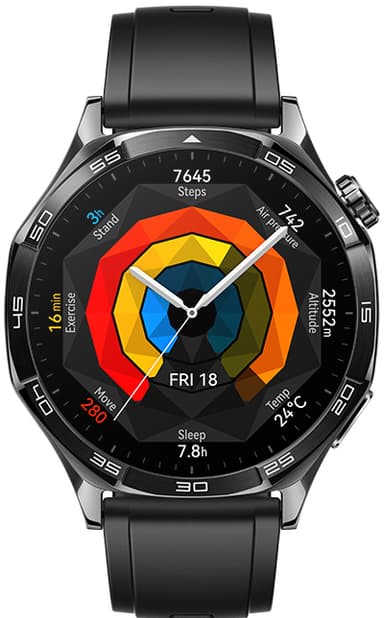 Huawei Watch GT 5 urheilukello 46 mm (mus.) + FreeBuds 5i lahjapakkaus