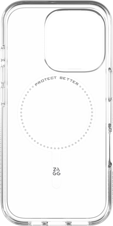 Zagg iPhone 16 Pro Crystal Palace Snap suojakuori (läpinäkyvä)