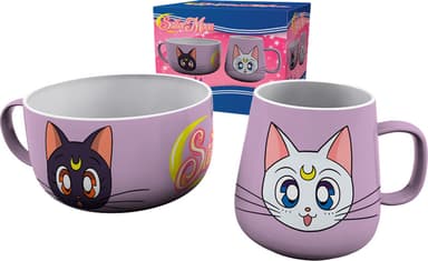 ABYStyle Sailor Moon muki + kulho (Luna & Artemis)