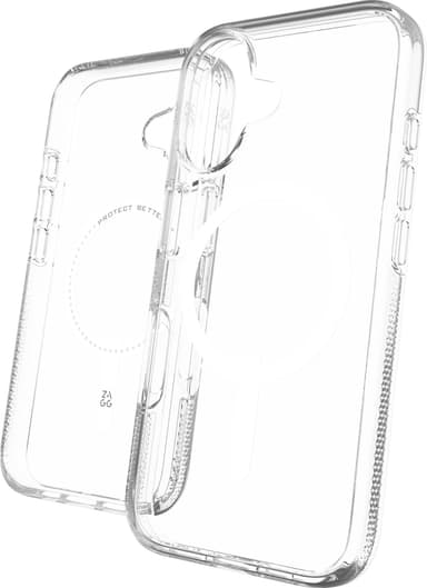 Zagg iPhone 16 Crystal Palace Snap suojakuori (läpinäkyvä)