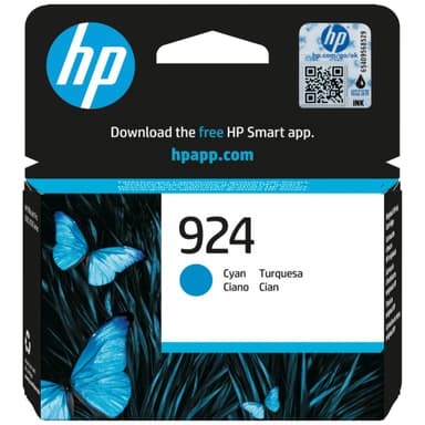 HP 924 mustekasetti (syaani)