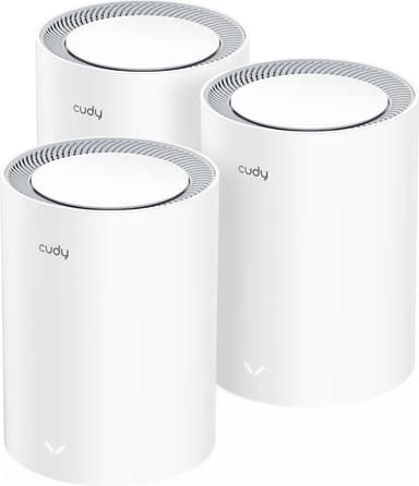 Cudy M3000 WiFi 6 mesh järjestelmä (3 kpl)