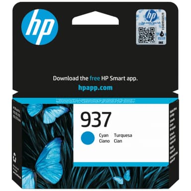 HP 937 mustekasetti (syaani)