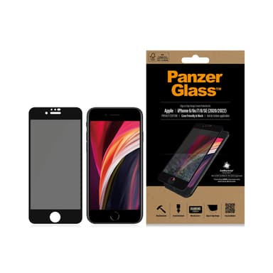 PanzerGlass iPhone SE (2020)/8/7/6 Case Friendly Privacy, Bl