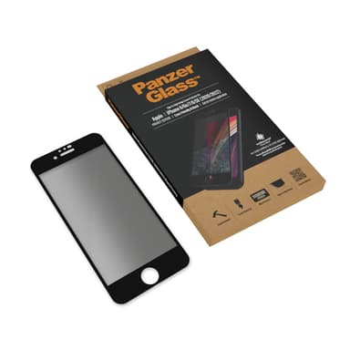 PanzerGlass iPhone SE (2020)/8/7/6 Case Friendly Privacy, Bl