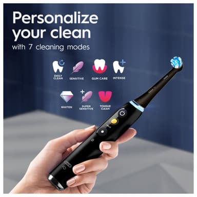 Oral-B iO9 Duo Series sähköhammasharjat 387149 (mustaonyksi/ruusukvr.)