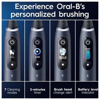 Oral-B iO9 Duo Series sähköhammasharjat 387149 (mustaonyksi/ruusukvr.)