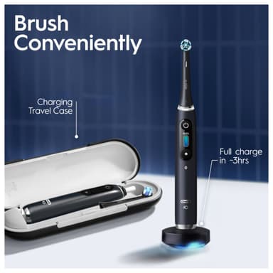 Oral-B iO9 Duo Series sähköhammasharjat 387149 (mustaonyksi/ruusukvr.)