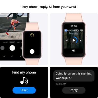 Samsung Galaxy Fit3 aktiivisuusranneke (vaaleanpunainen kulta)