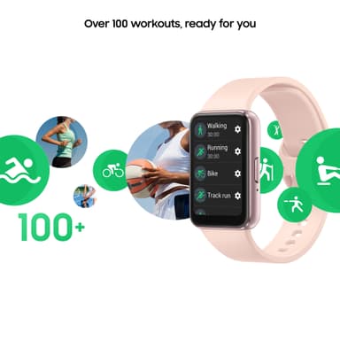 Samsung Galaxy Fit3 aktiivisuusranneke (vaaleanpunainen kulta)