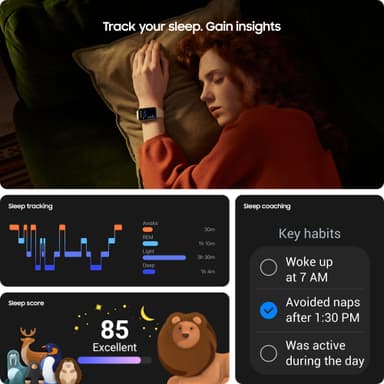 Samsung Galaxy Fit3 aktiivisuusranneke (hopea)
