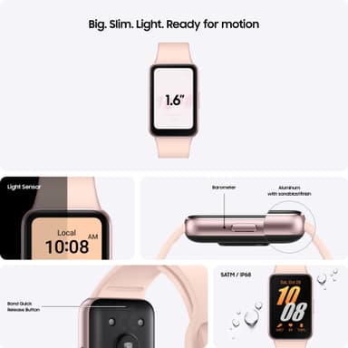 Samsung Galaxy Fit3 aktiivisuusranneke (vaaleanpunainen kulta)