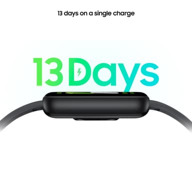 Samsung Galaxy Fit3 aktiivisuusranneke (tummanharmaa)