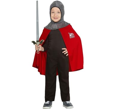 Lasten puku Knight (viitta+huppu)