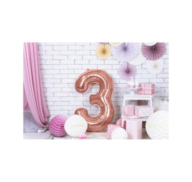 Numero ""3"" Rose Gold