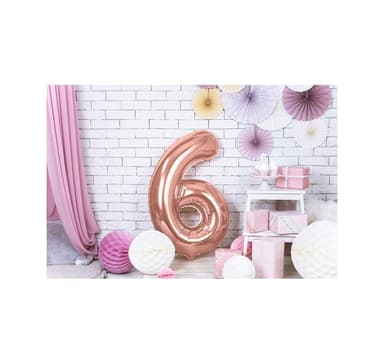 Numero ""6"" Rose Gold