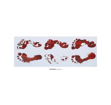 Tarra Halloween Verijalanjäljet, 2 arkkia (25x70cm)