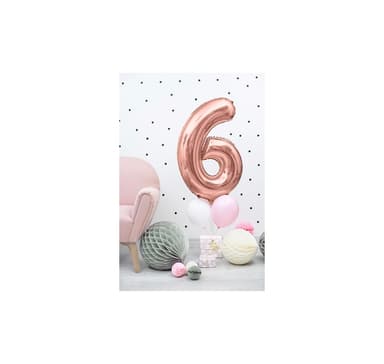 Numero ""6"" Rose Gold