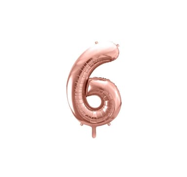 Numero ""6"" Rose Gold