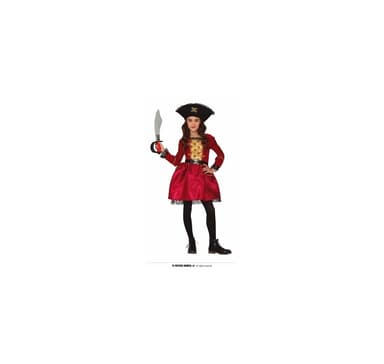 Lasten puku Pirate Girl 10-12 vuotta