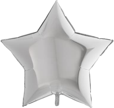 Star Metallic Silver -ilmapallo