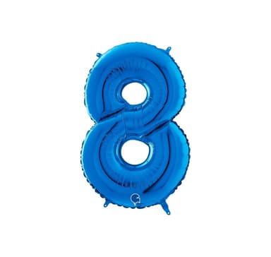 Numero ""8"" Sininen