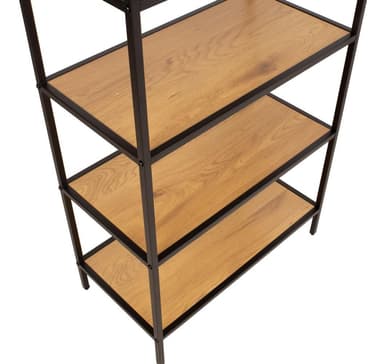 Self HEDVIG 63x33xH124cm, saarni/musta