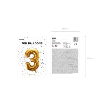 Numero ""3"" kultaa