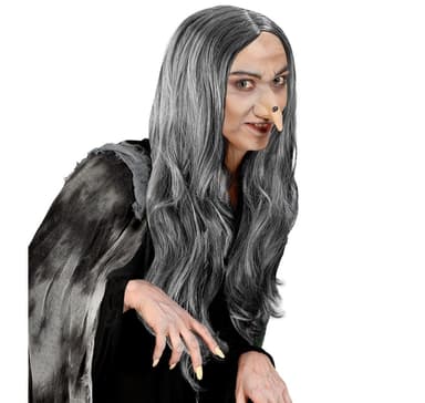 Peruukki Crudelia harmaa