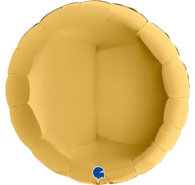 Pyöreä kultainen ilmapallo
