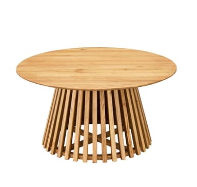 Sohvapöytä SLATTED D80xK40cm, jalava