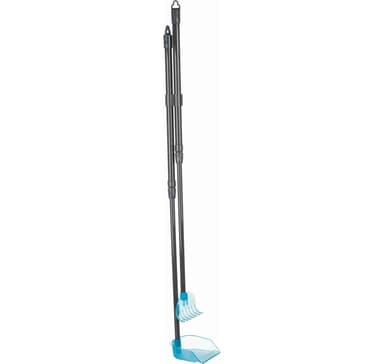Roskalappu haravalla, 57–102 cm, harmaa/sininen