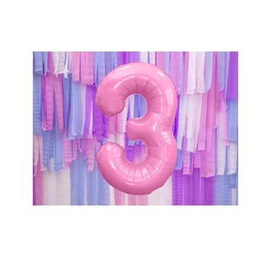 Numero ""3"" Pastelli Pink